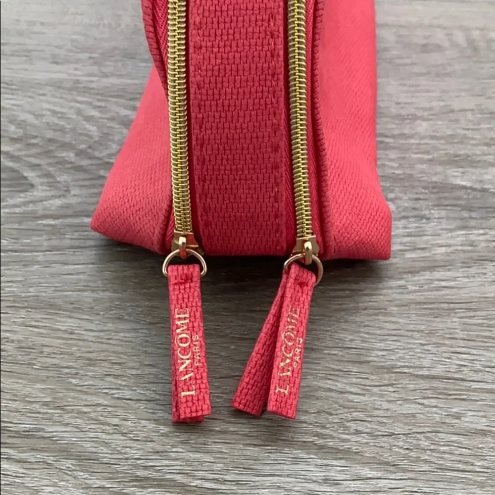 ❤️ Lancome Coral & Gold Cosmetic Case